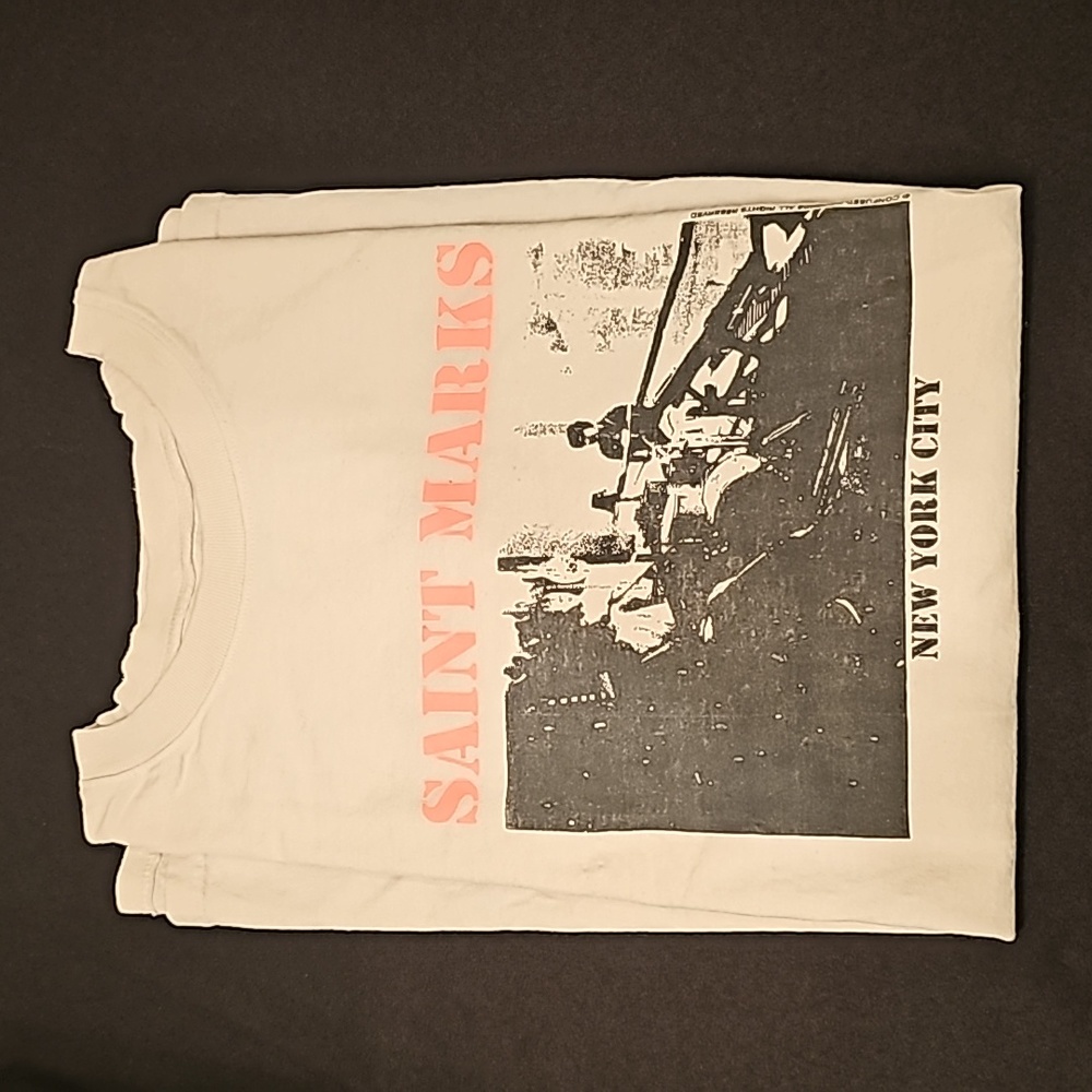 Brandy Melville Graphic Ivory Tee, Women's or Kids' One Size.